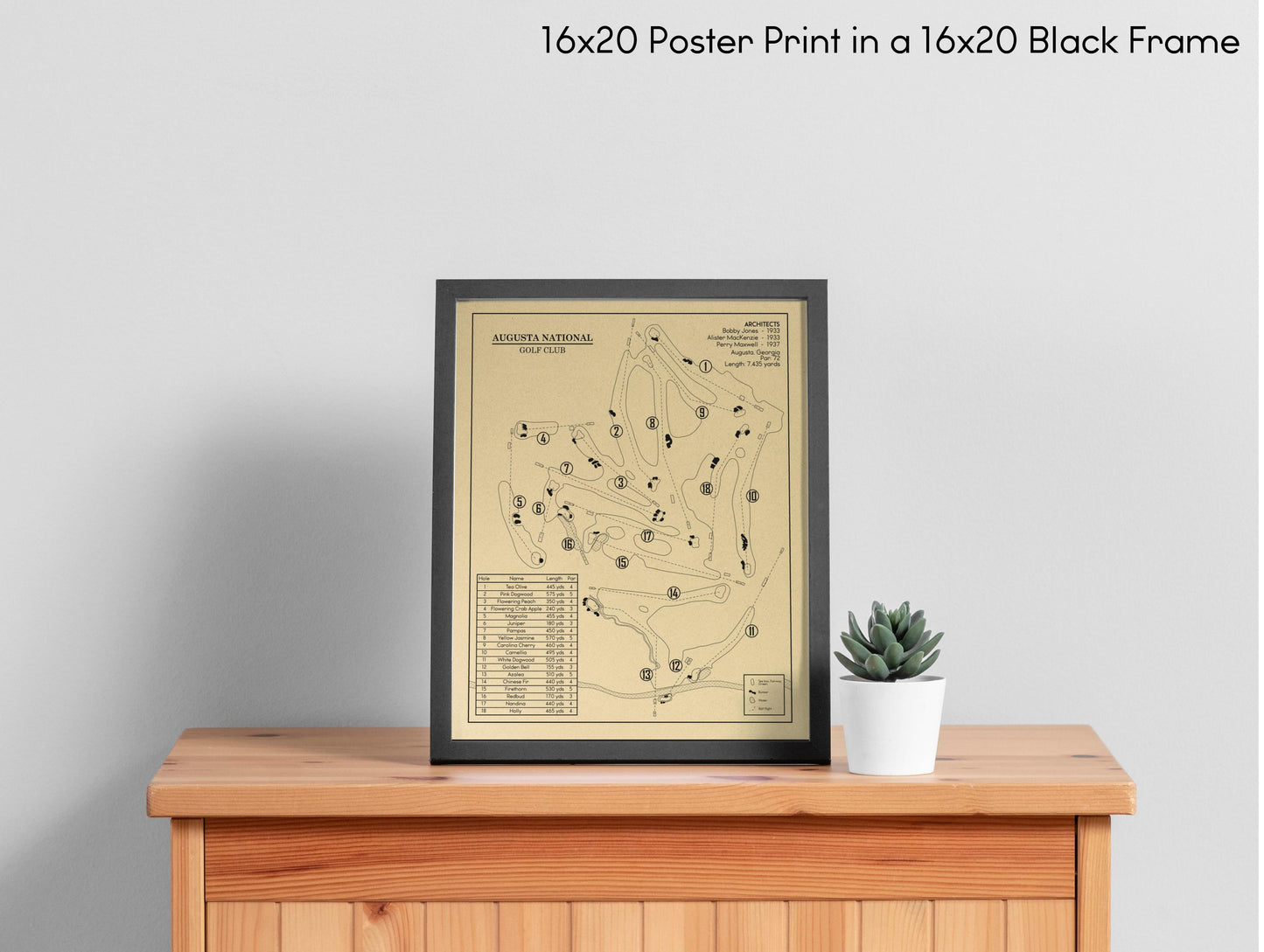 Augusta Outline (Print)