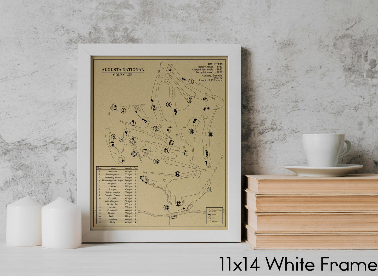 Augusta Outline (Print)