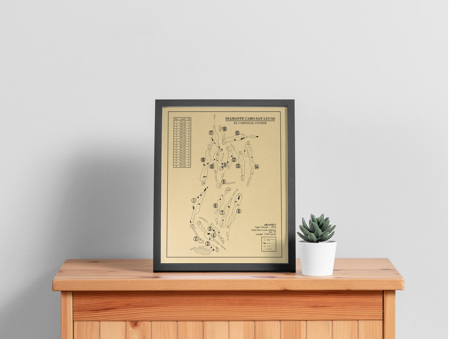 Diamante Cabo San Lucas El Cardonal Course Outline (Print)