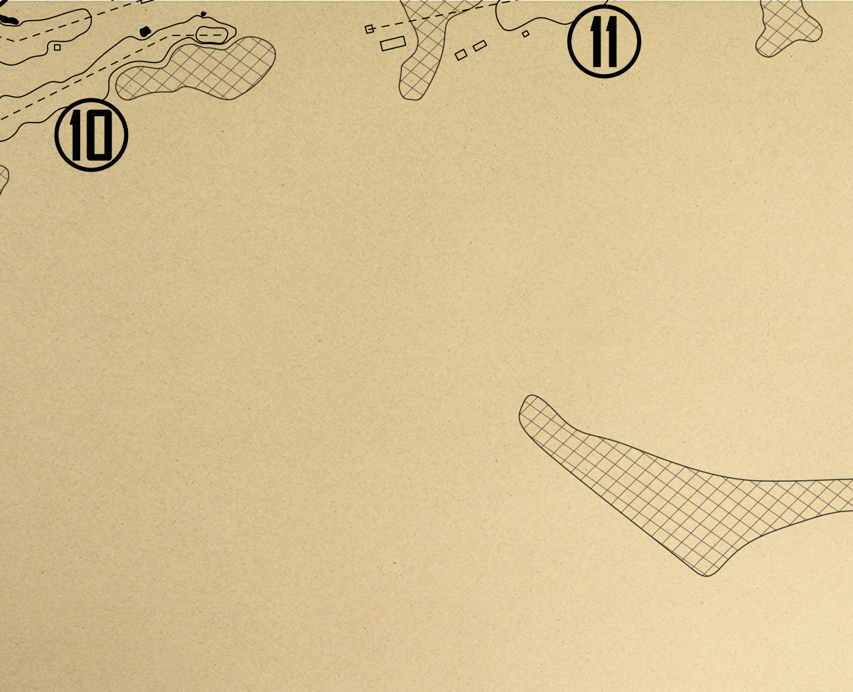 Arthur Hills Course at Fiddler's Creek Outline (Print)