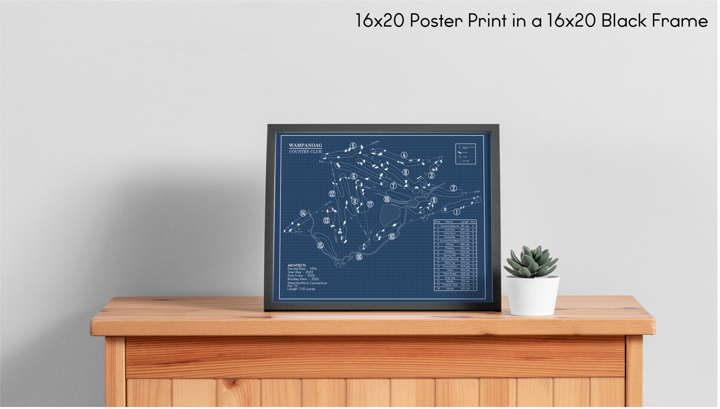 Wampanoag Country Club Blueprint (Print)