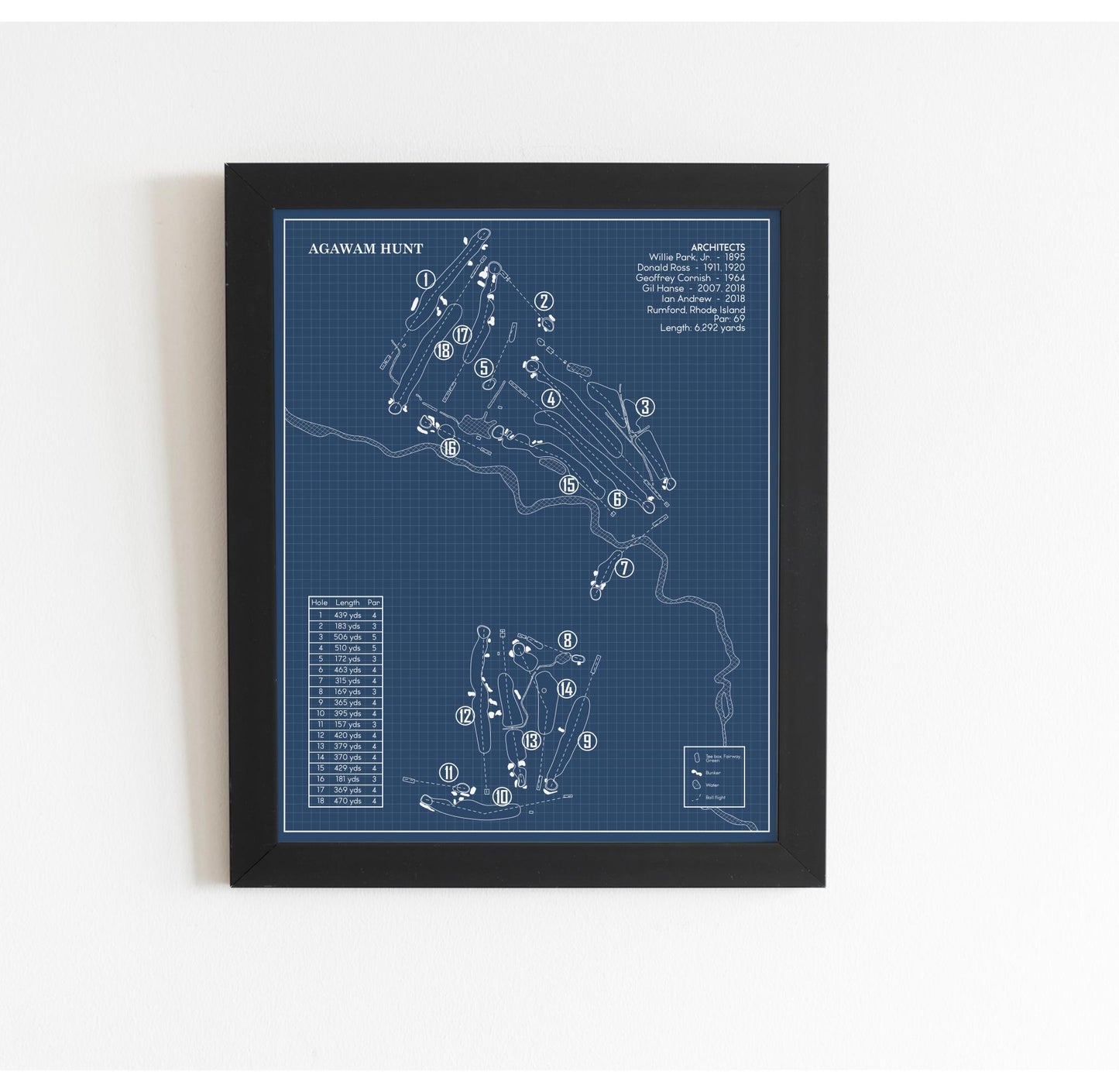 Agawam Hunt Blueprint (Print)