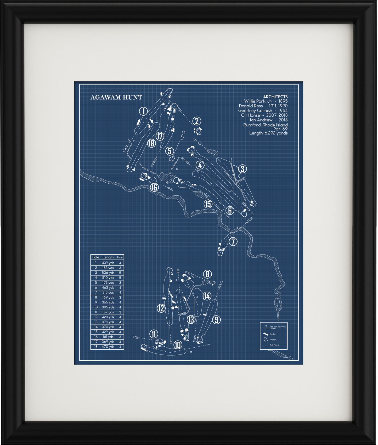 Agawam Hunt Blueprint (Print)