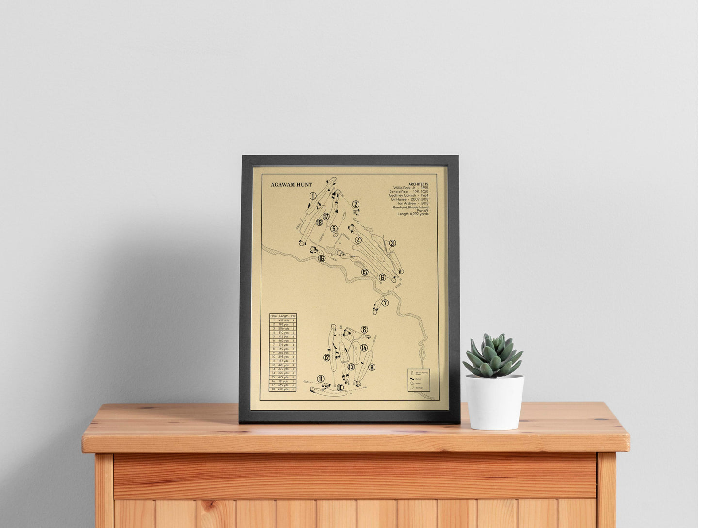 Agawam Hunt Outline (Print)
