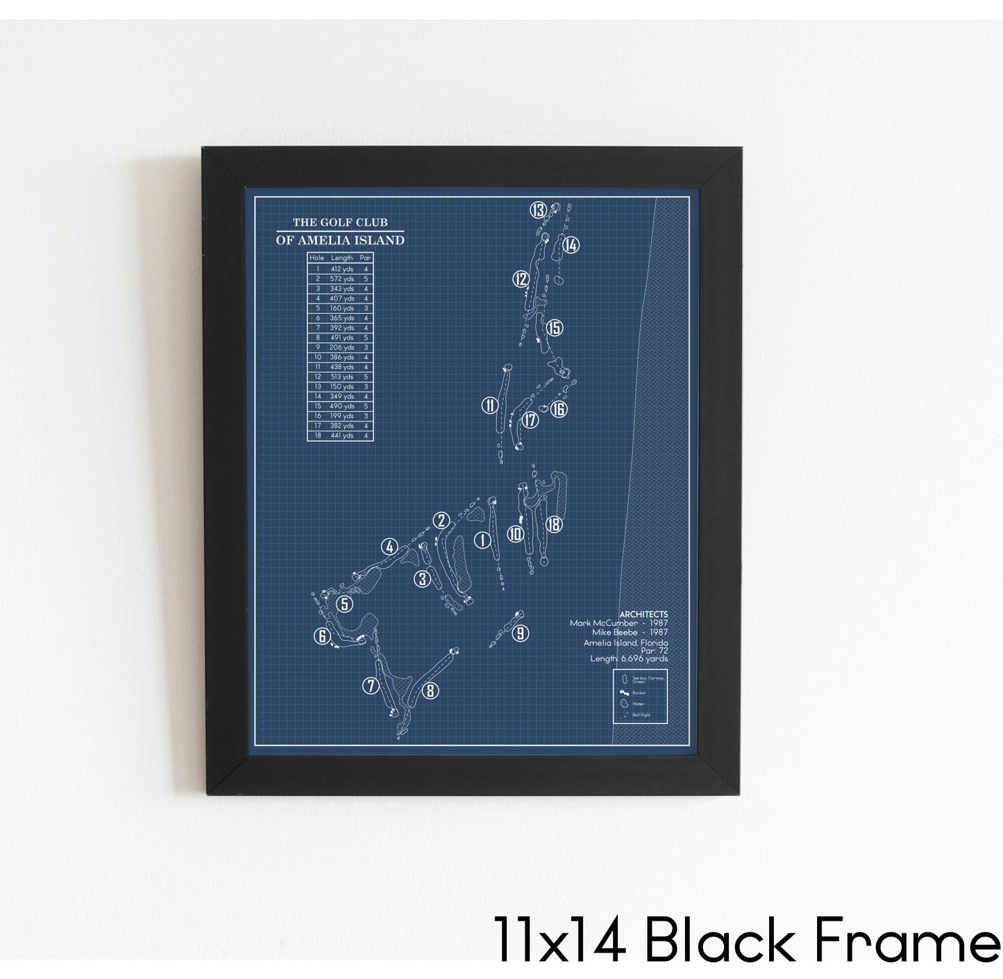 The Golf Club of Amelia Island Blueprint (Print)