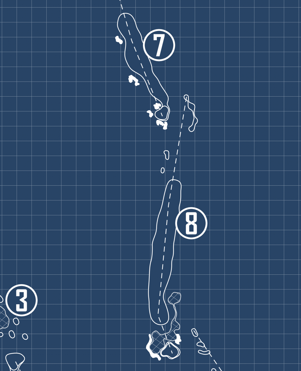 Aviara Golf Club Blueprint (Print)
