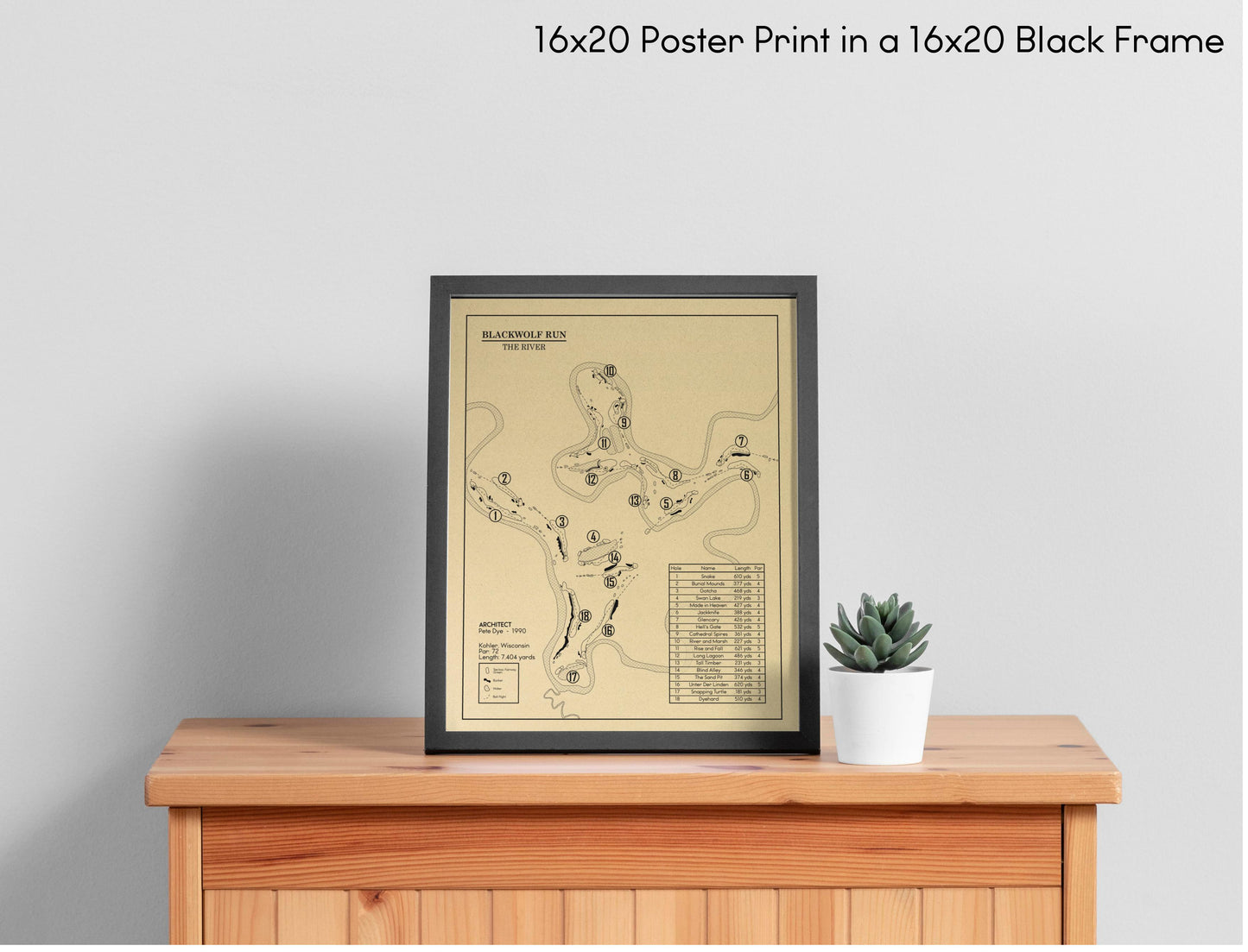 Blackwolf Run River Course Outline (Print)