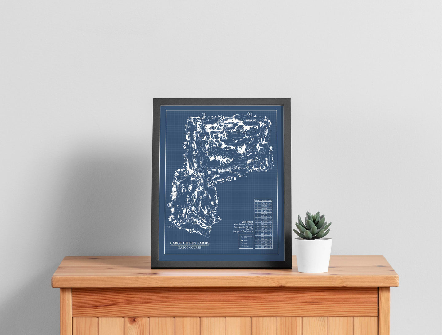 Cabot Citrus Farms Karoo Course Blueprint (Print)