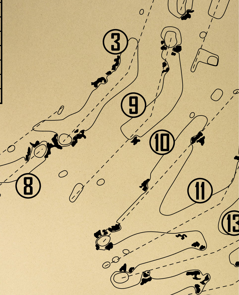 California Golf Club of San Francisco Outline (Print)