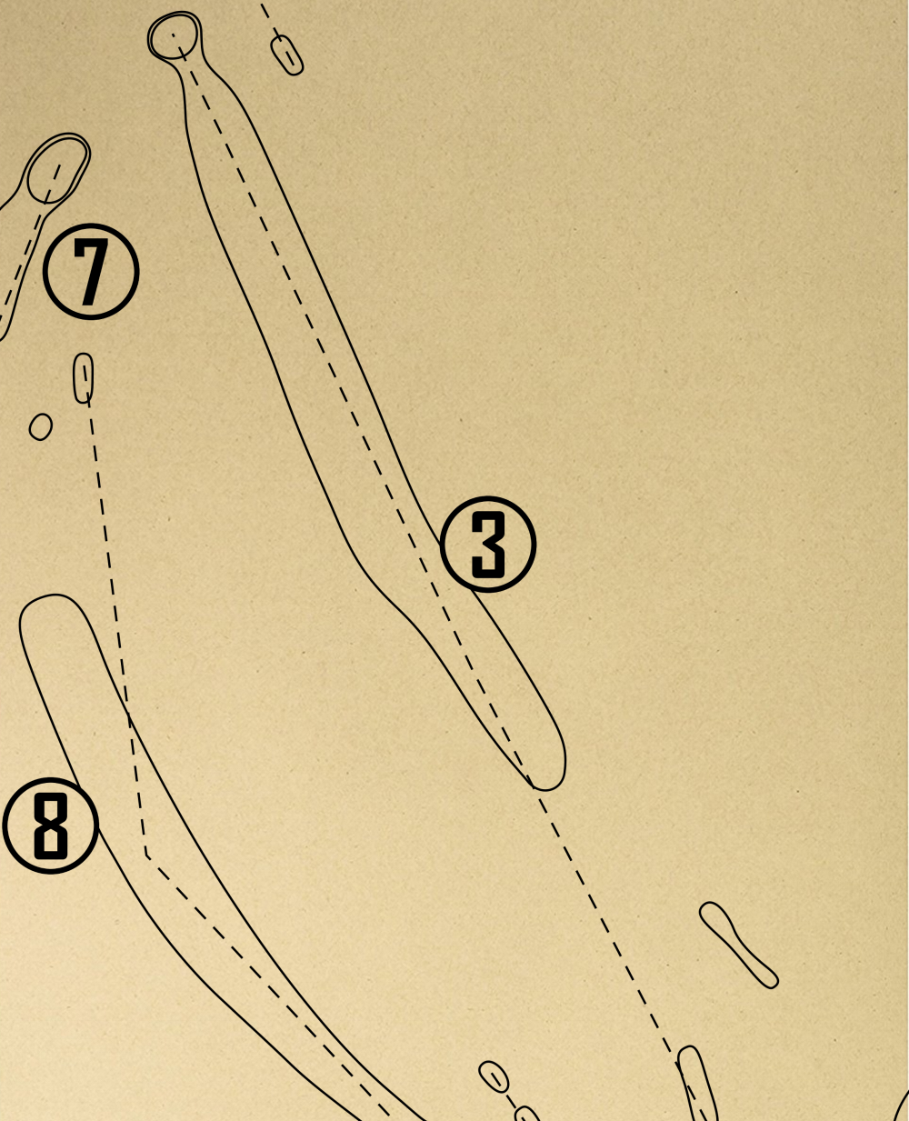 Canyon Country Club Outline (Print)