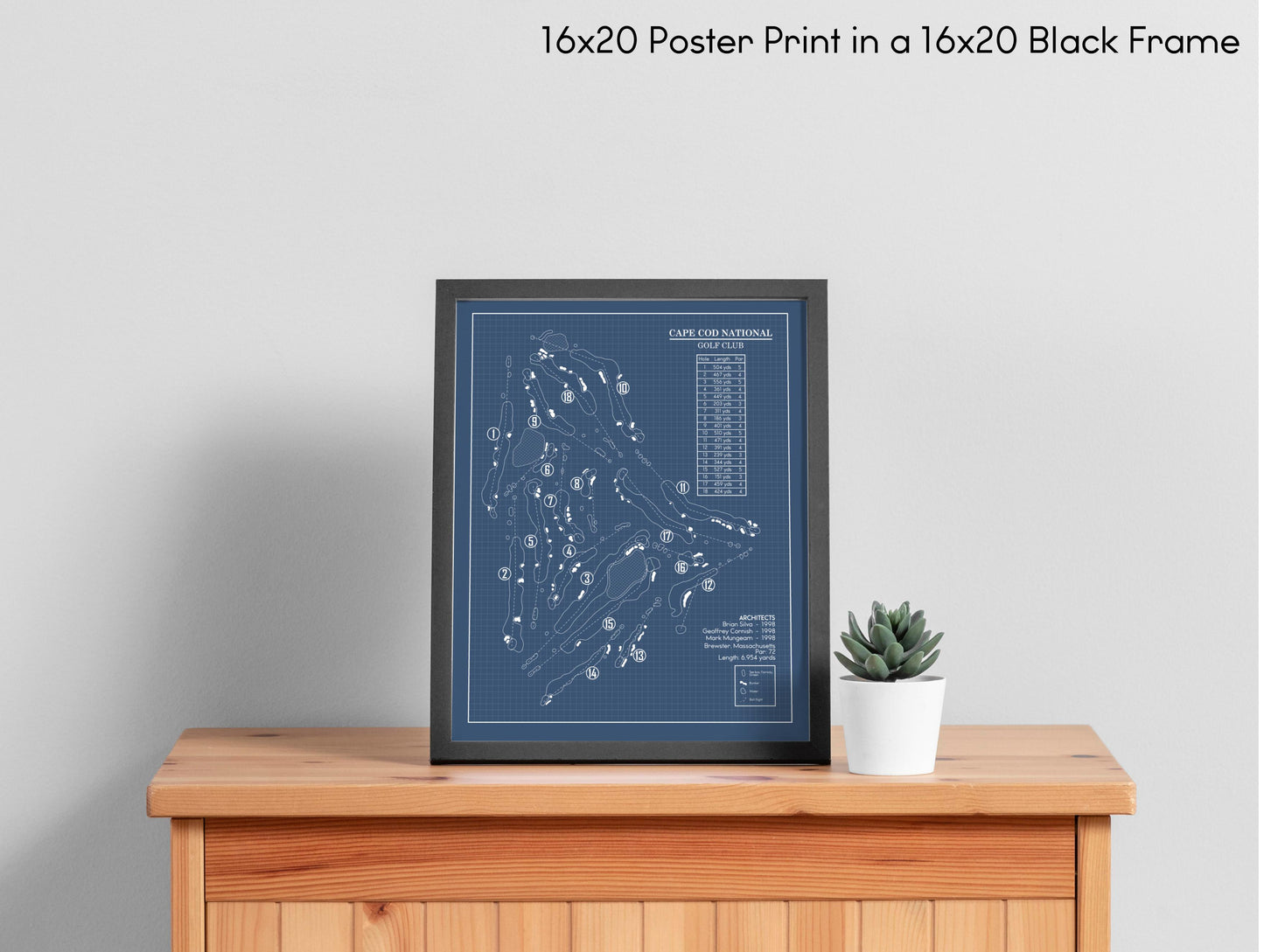 Cape Cod National Golf Club Blueprint (Print)