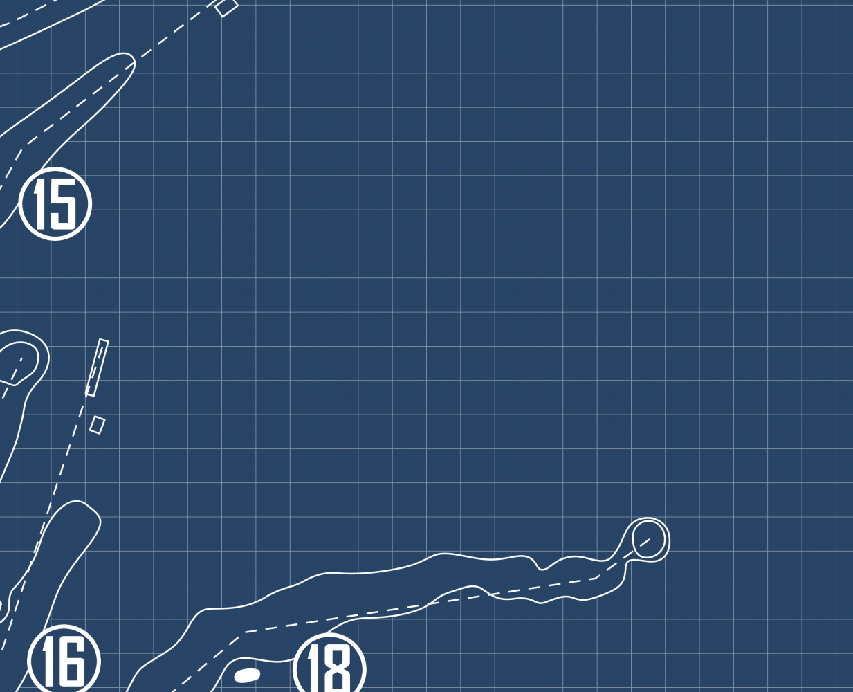 Country Club of Virginia Westhampton Course Blueprint (Print)