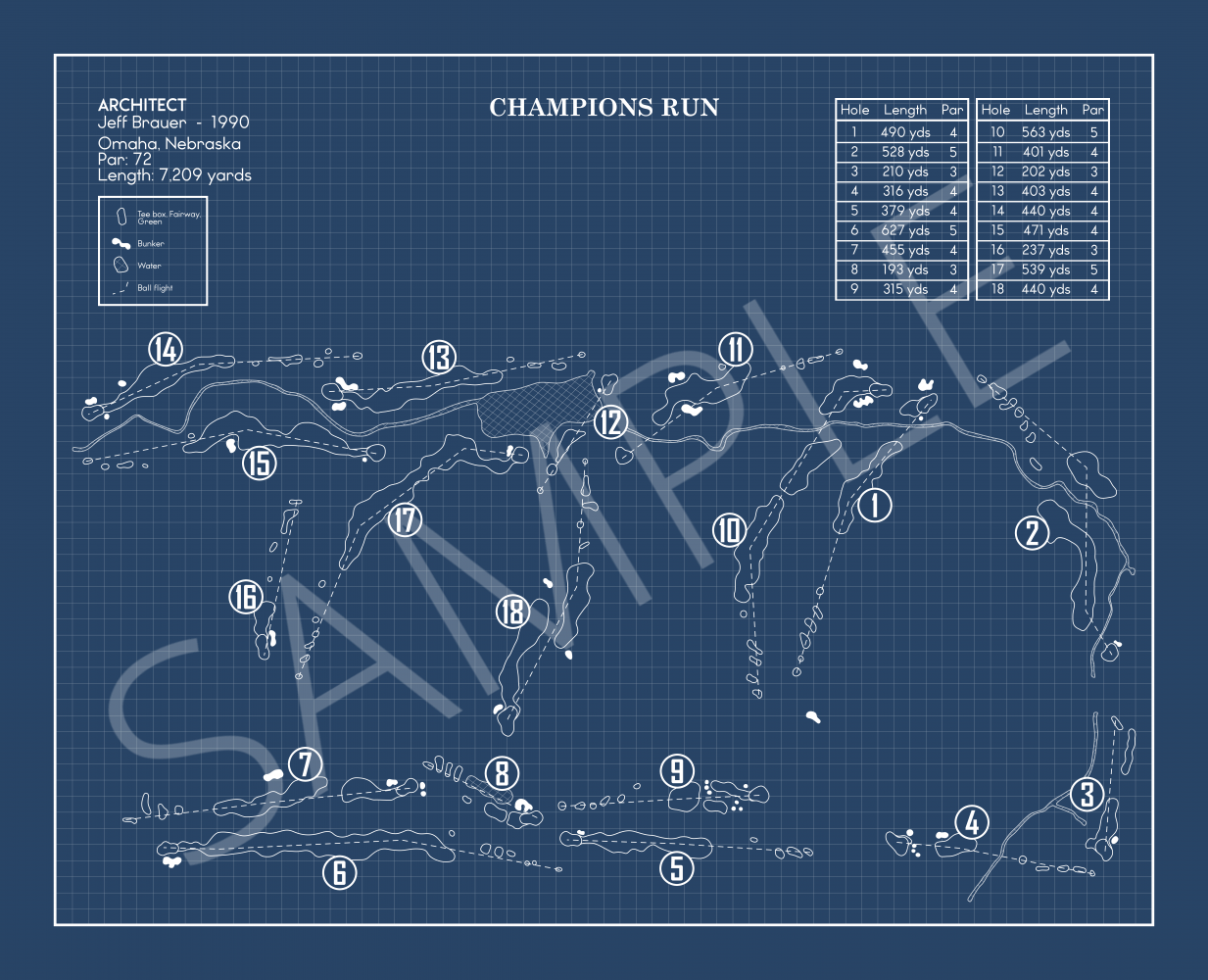 Champions Run Blueprint (Print)