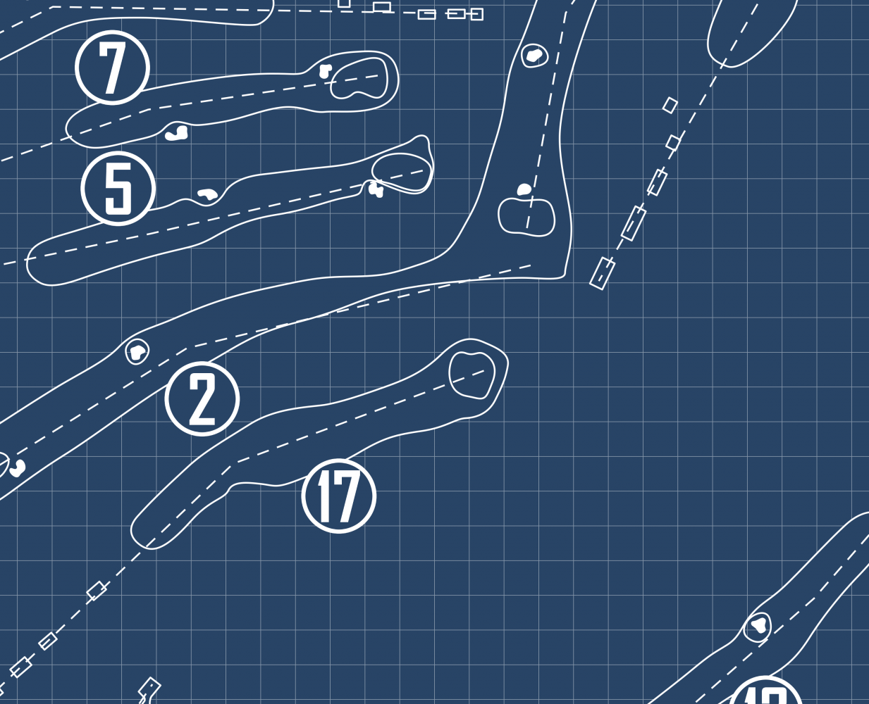 Cherokee Town & Country Club South Course Blueprint (Print)