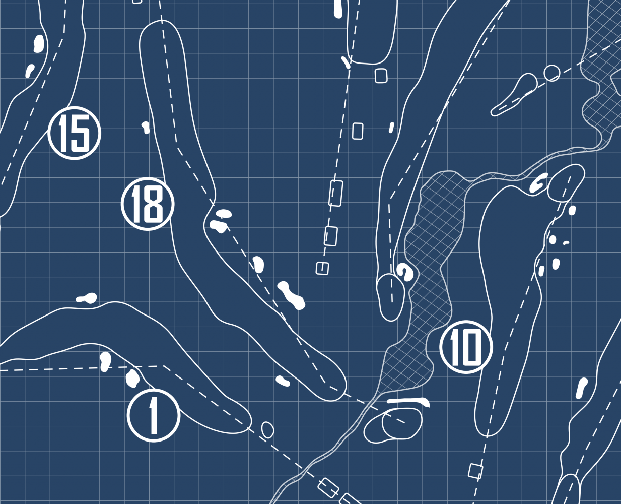 Des Moines Country Club North Course Blueprint (Print)