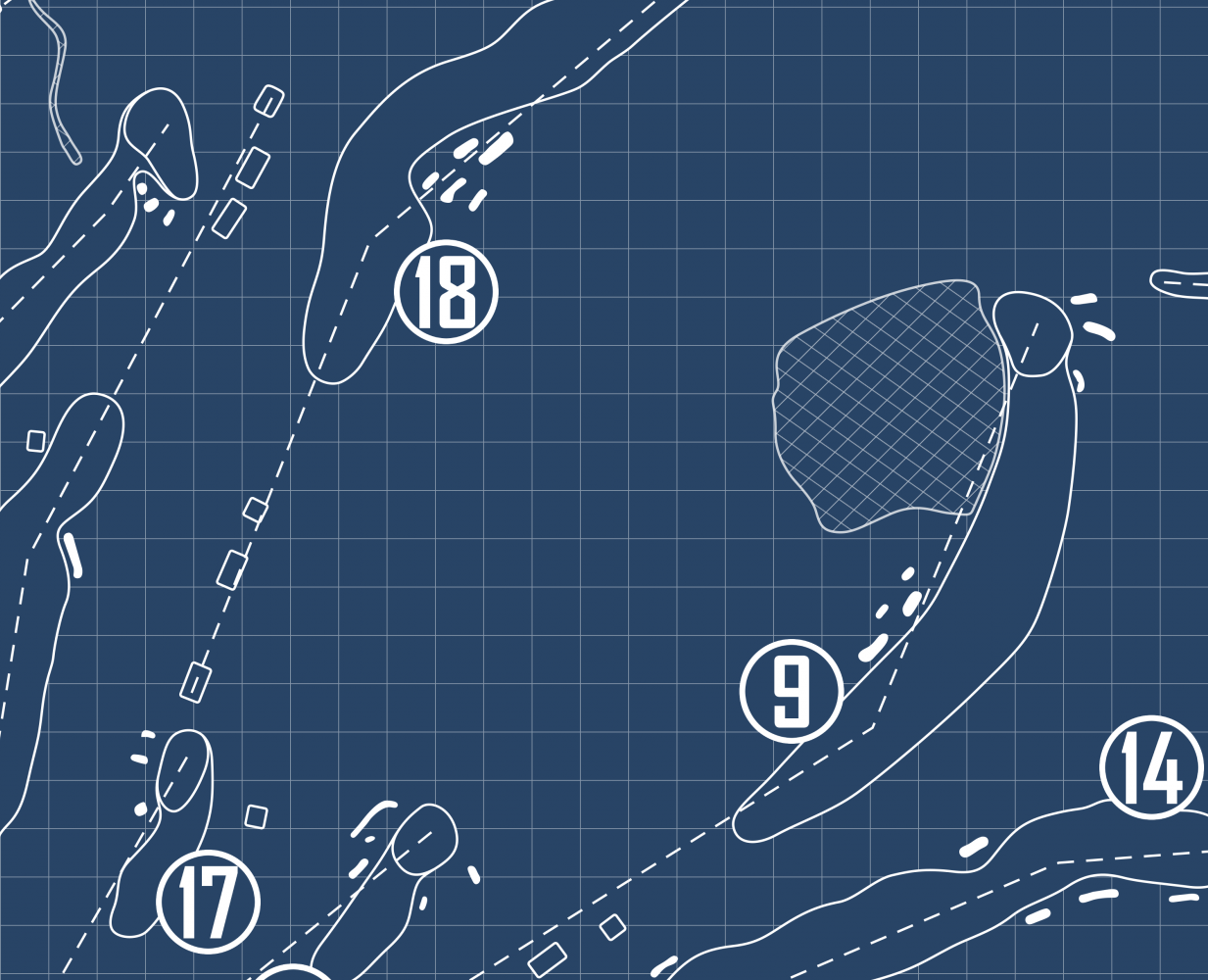 Des Moines Country Club South Course Blueprint (Print)