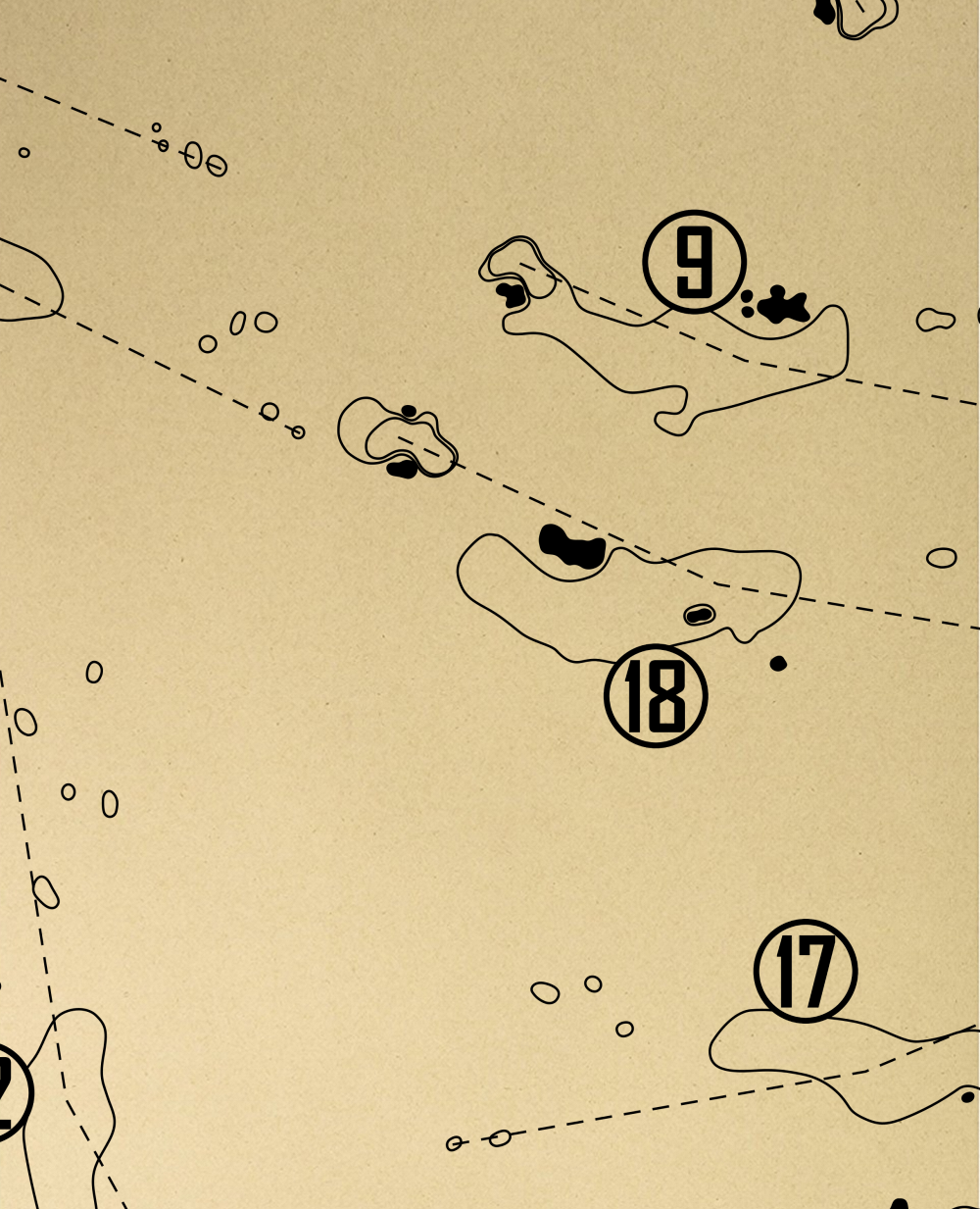 Desert Canyon Golf Resort Outline (Print)
