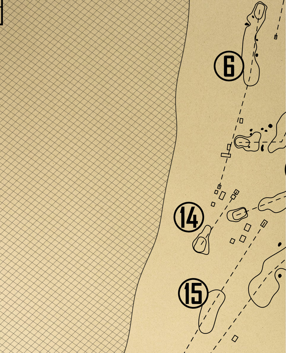 Trump International Golf Links Ireland Outline (Print)