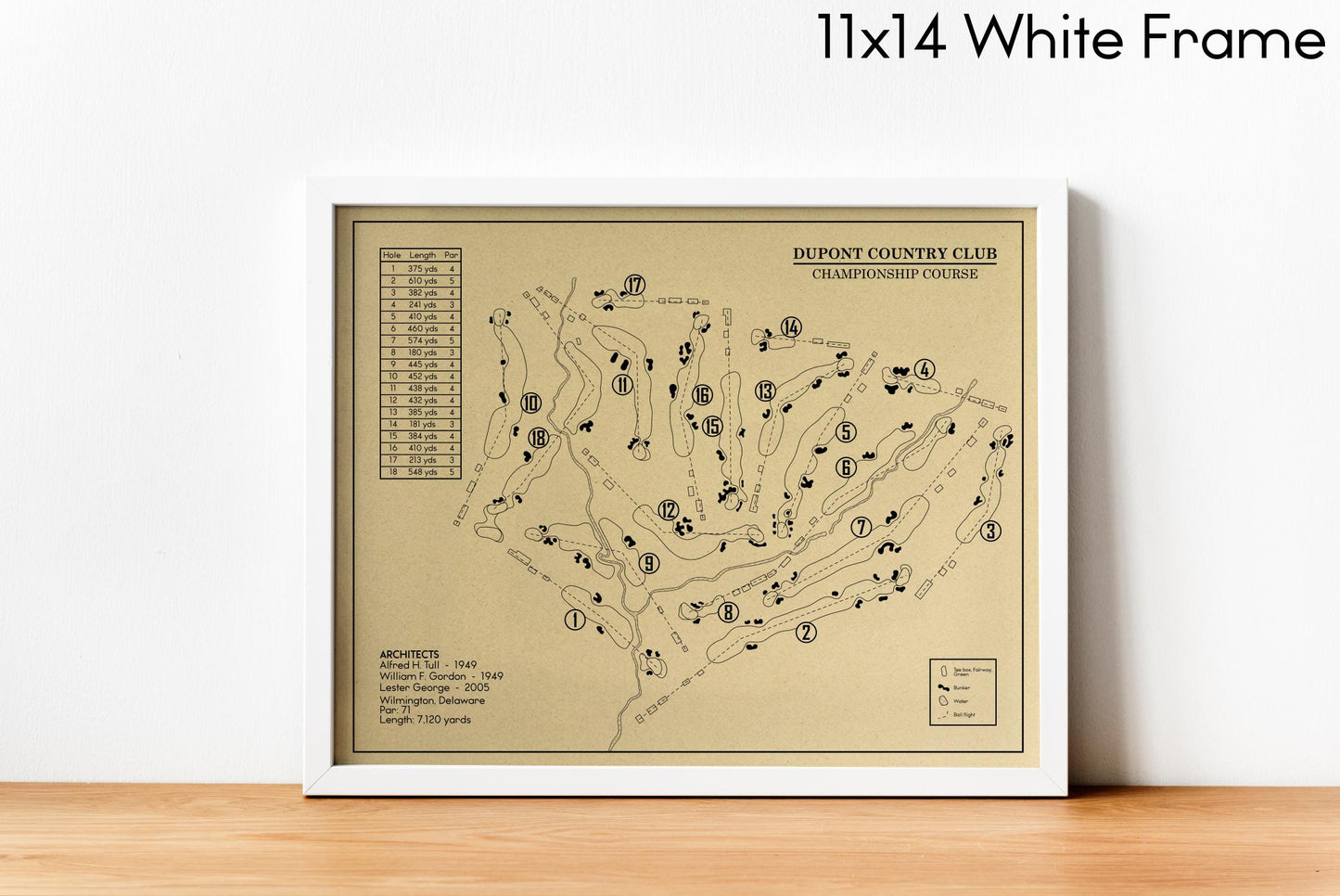DuPont Country Club Championship Course Outline (Print)