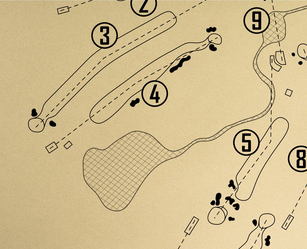 DuPont Country Club Nemours Course Outline (Print)