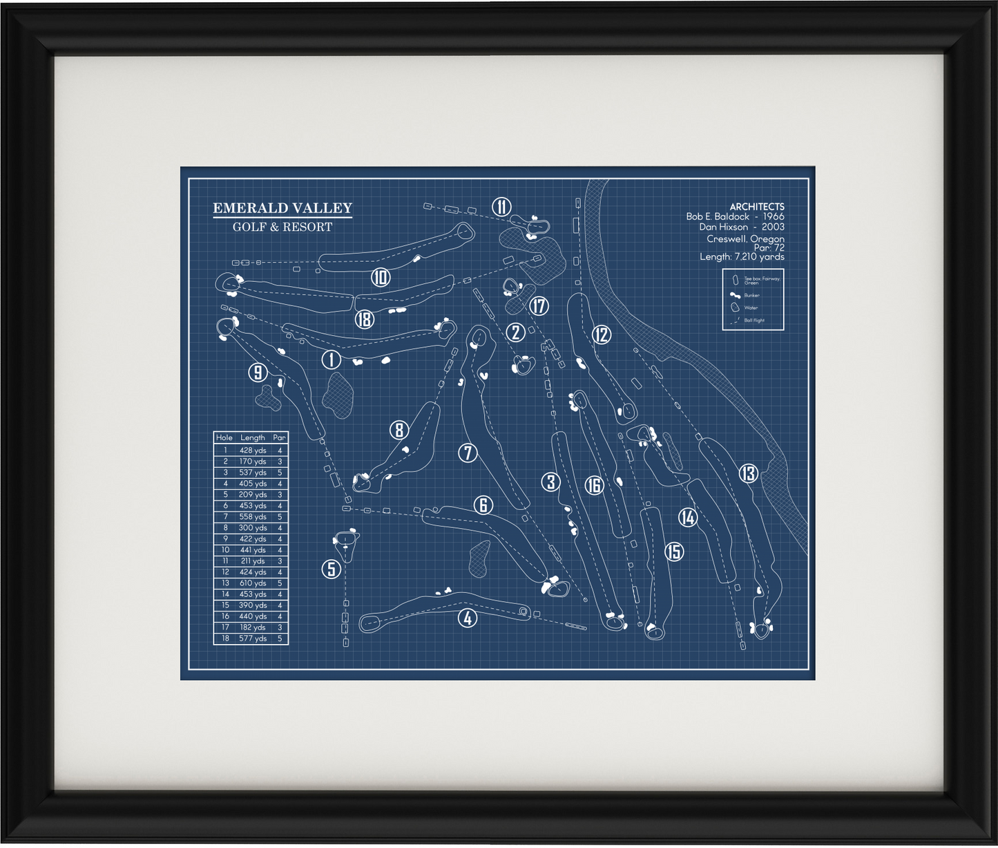 Emerald Valley Golf & Resort Blueprint (Print)