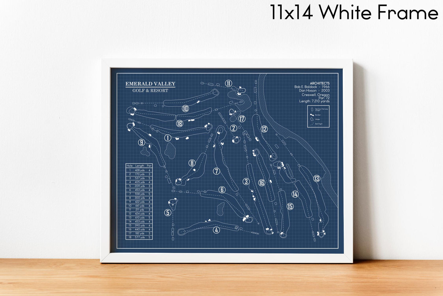 Emerald Valley Golf & Resort Blueprint (Print)