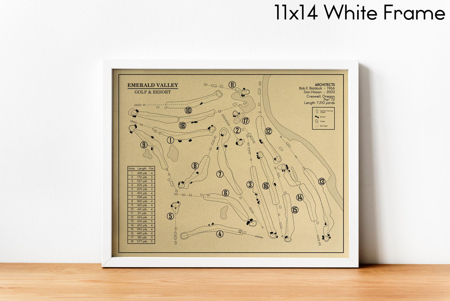 Emerald Valley Golf & Resort Outline (Print)