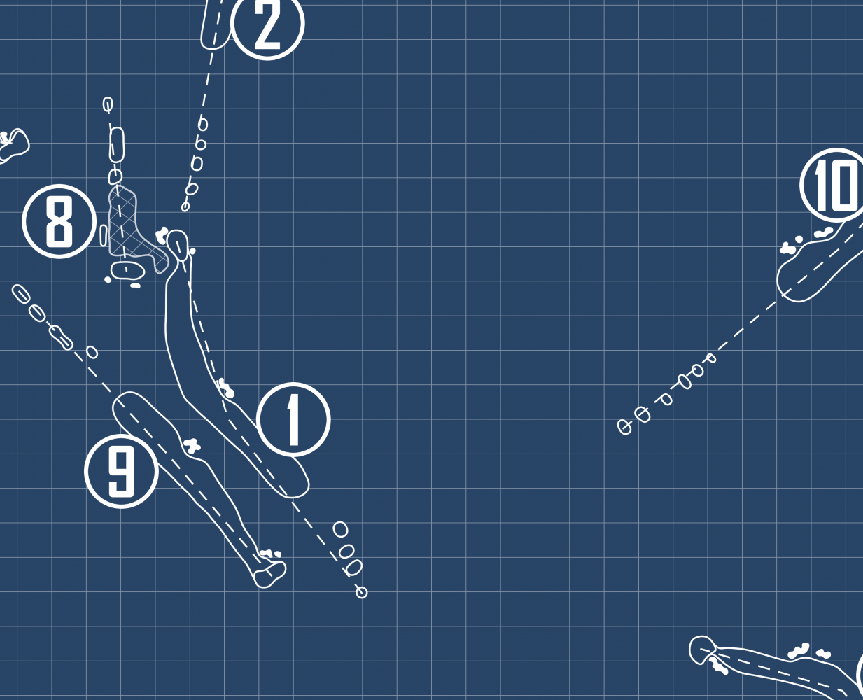 Horseshoe Bay Resort Apple Rock Course Blueprint (Print)