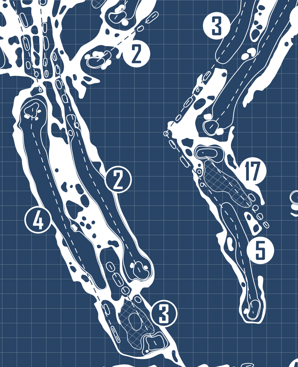 Jupiter Hills Club Blueprint (Print)