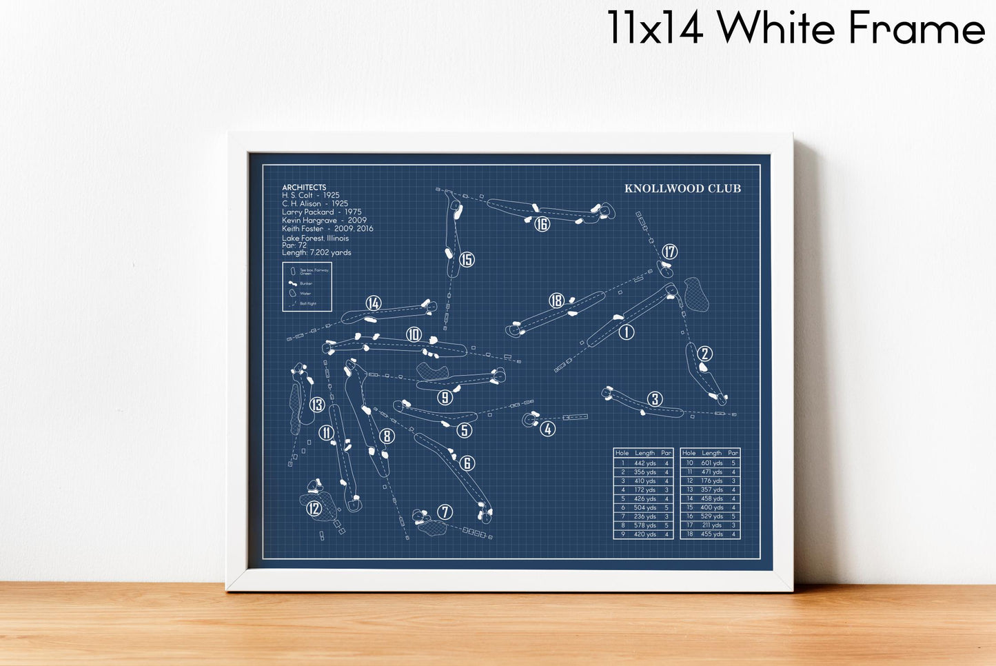 Knollwood Club Blueprint (Print)
