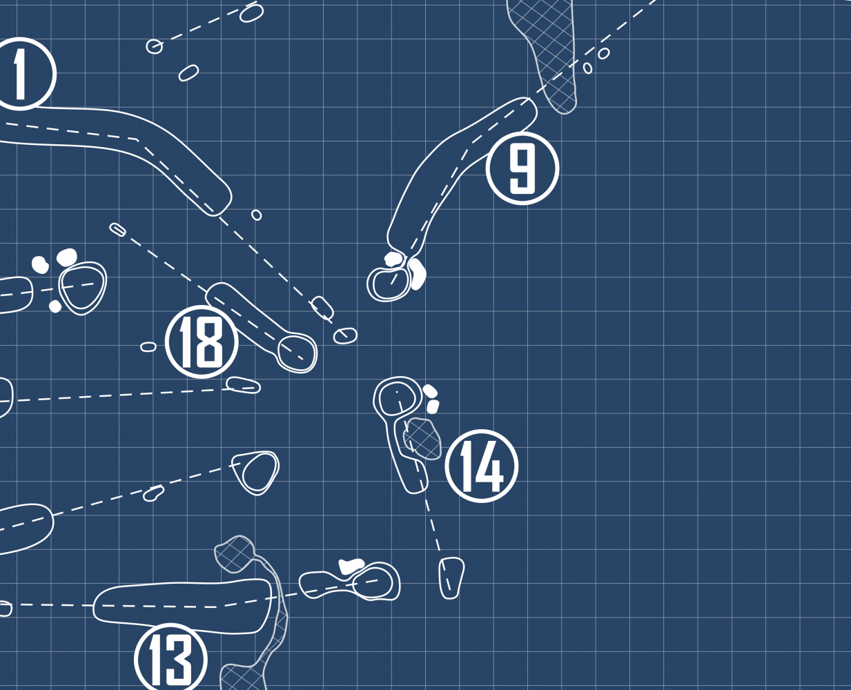Lapeer Country Club Blueprint (Print)