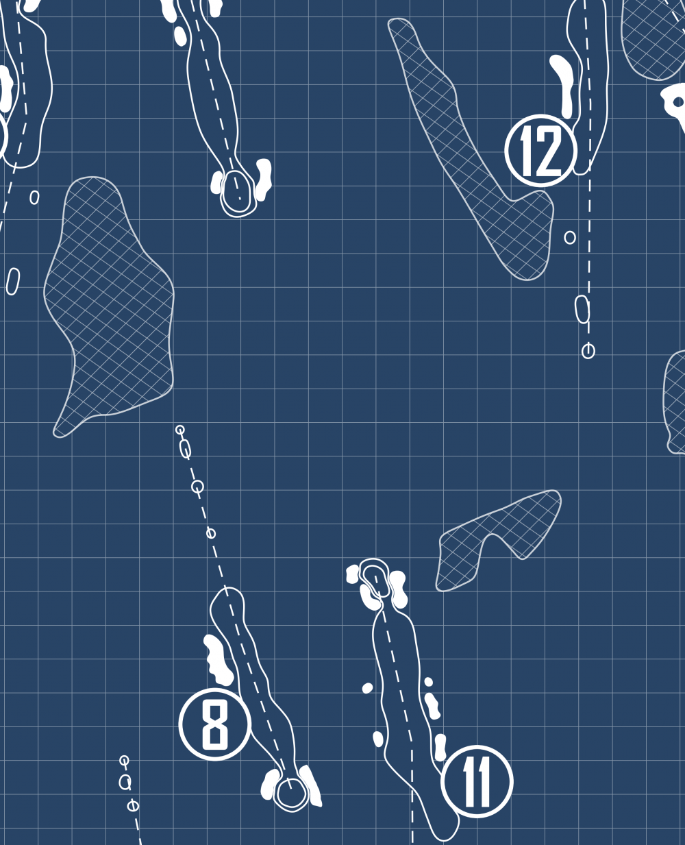 LPGA International Rees Jones Course Blueprint (Print)