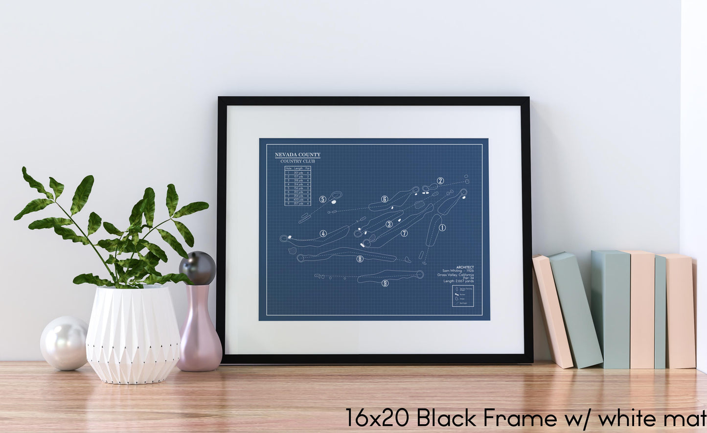 Nevada County Country Club Blueprint (Print)