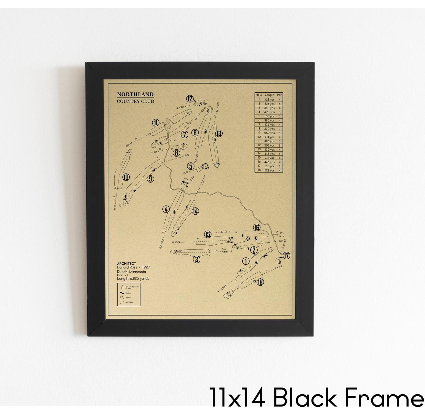 Northland Country Club Outline (Print)