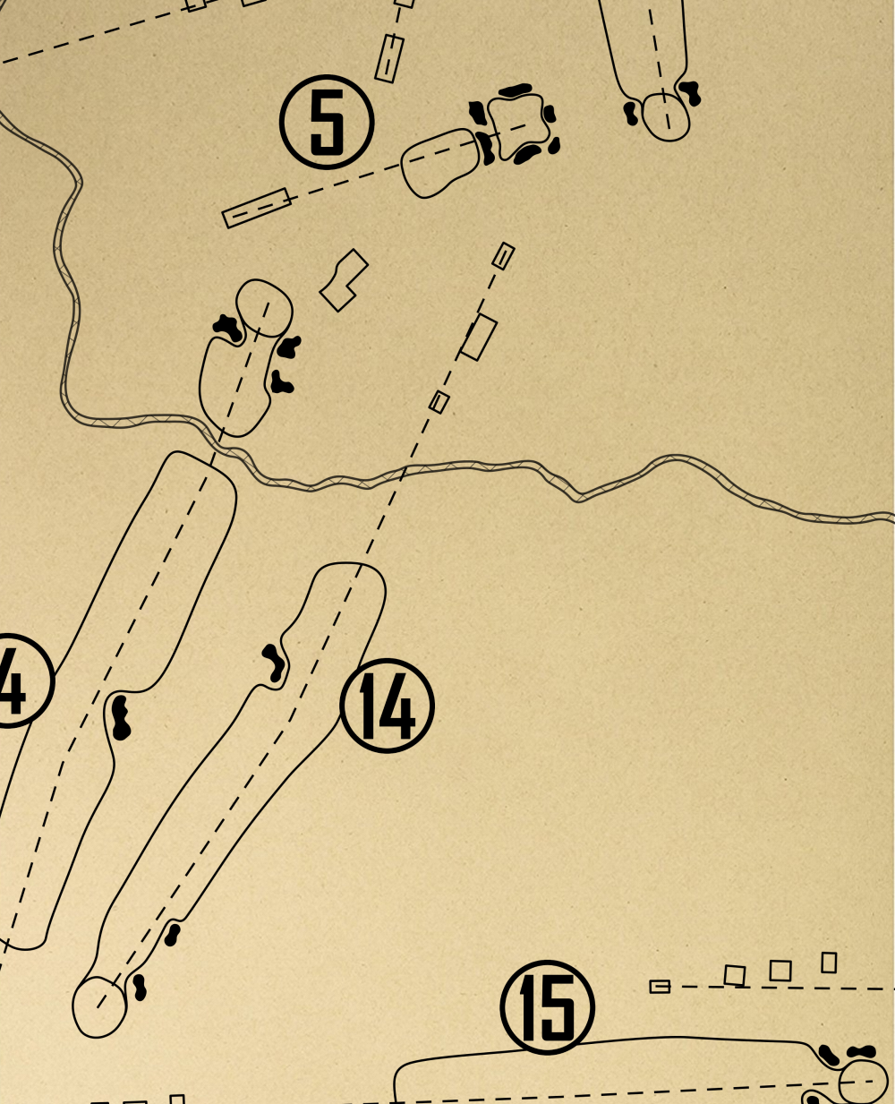 Northland Country Club Outline (Print)