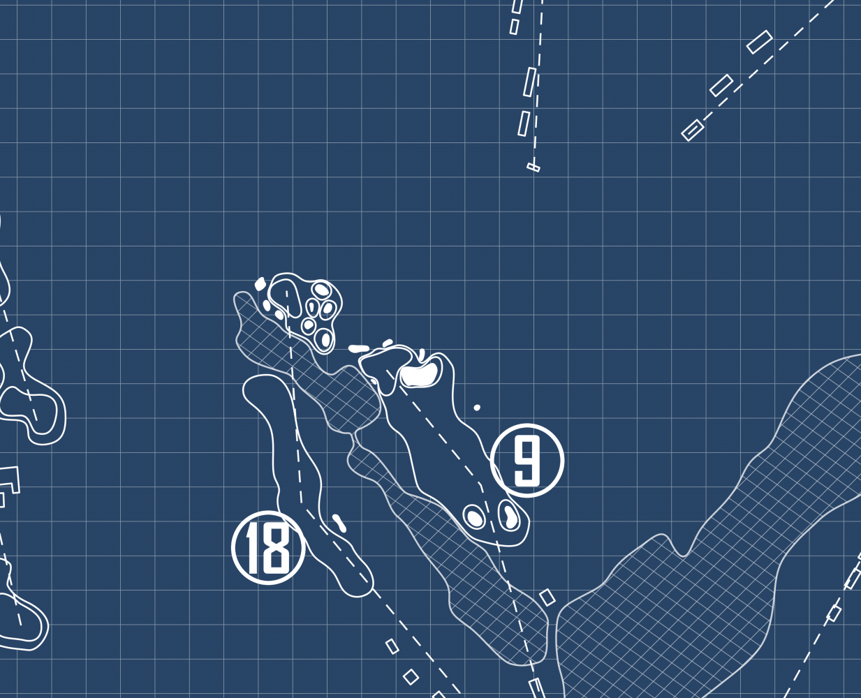 Northstone Country Club Blueprint (Print)