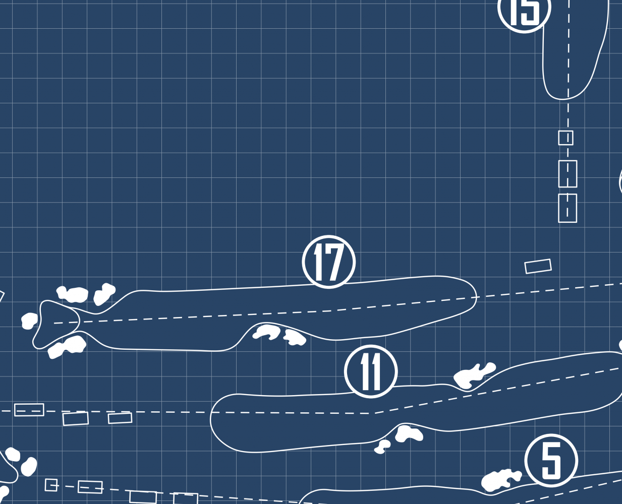 Oakland Hills North Course Blueprint (Print)
