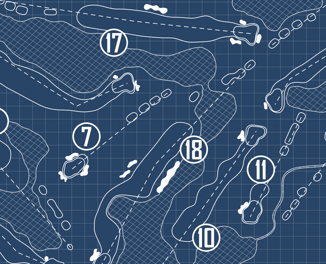 Old Ranch Country Club Blueprint (Print)