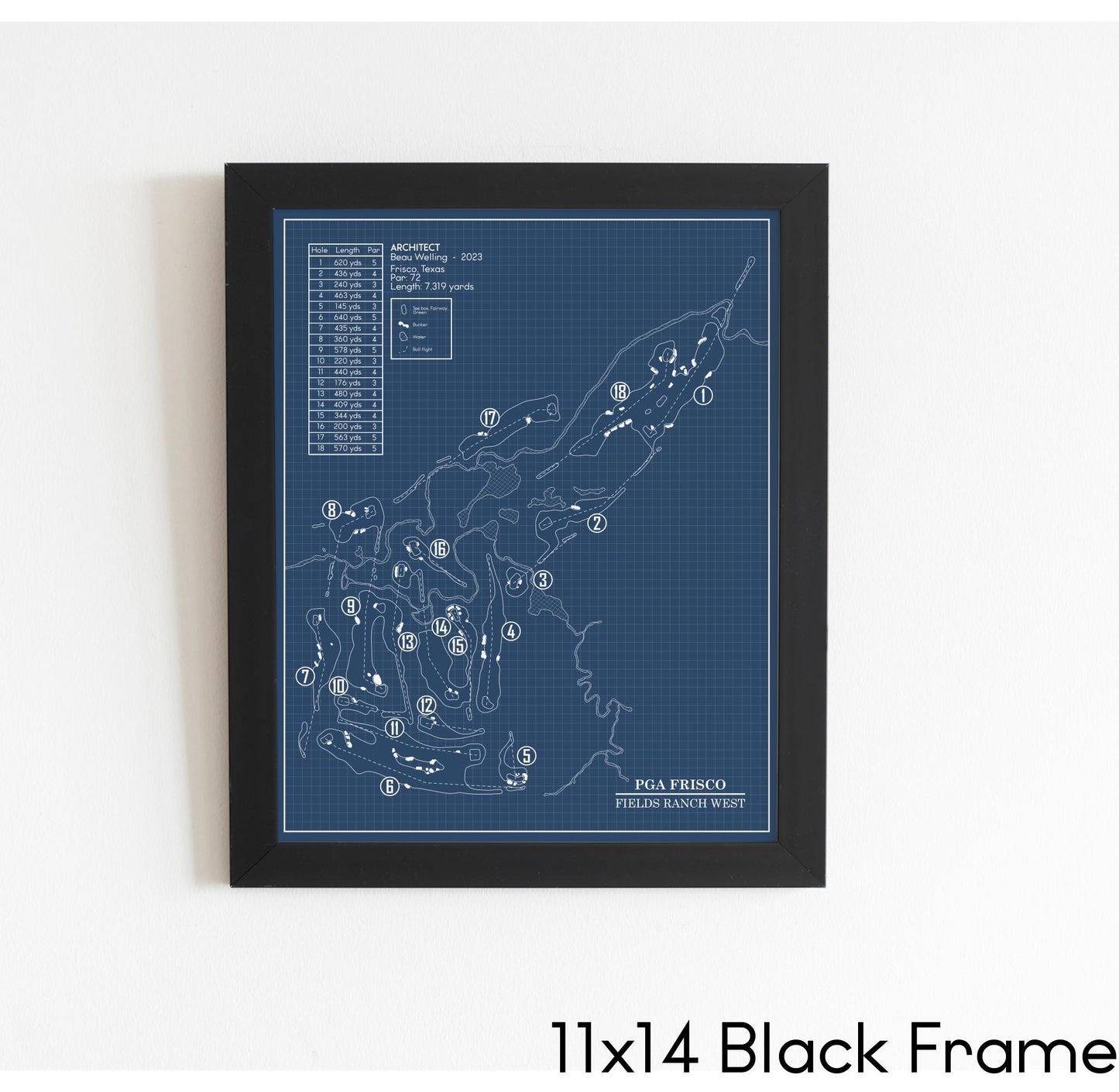PGA Frisco Fields Ranch West Blueprint (Print)