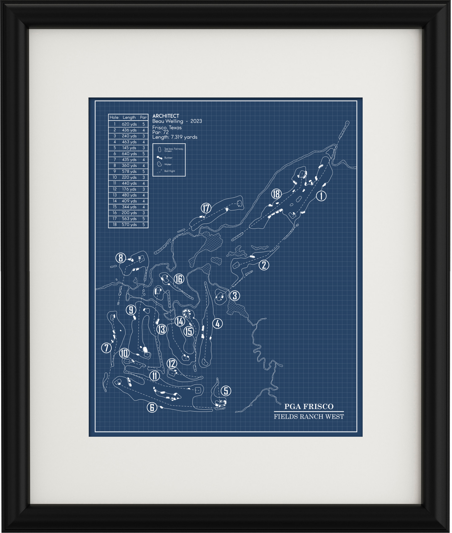 PGA Frisco Fields Ranch West Blueprint (Print)