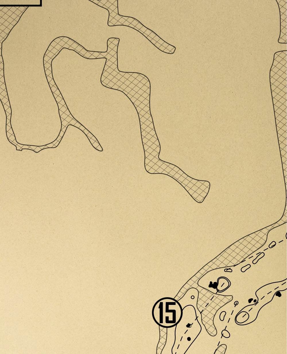 PGA National Resort Palmer Course Outline (Print)