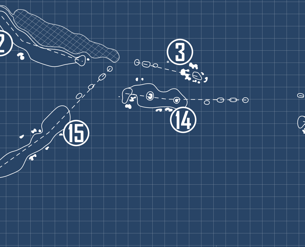 PGA West Tom Weiskopf Private Course Blueprint (Print)
