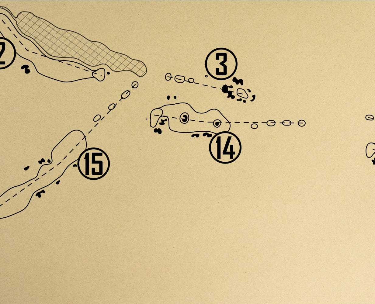 PGA West Tom Weiskopf Private Course Outline (Print)