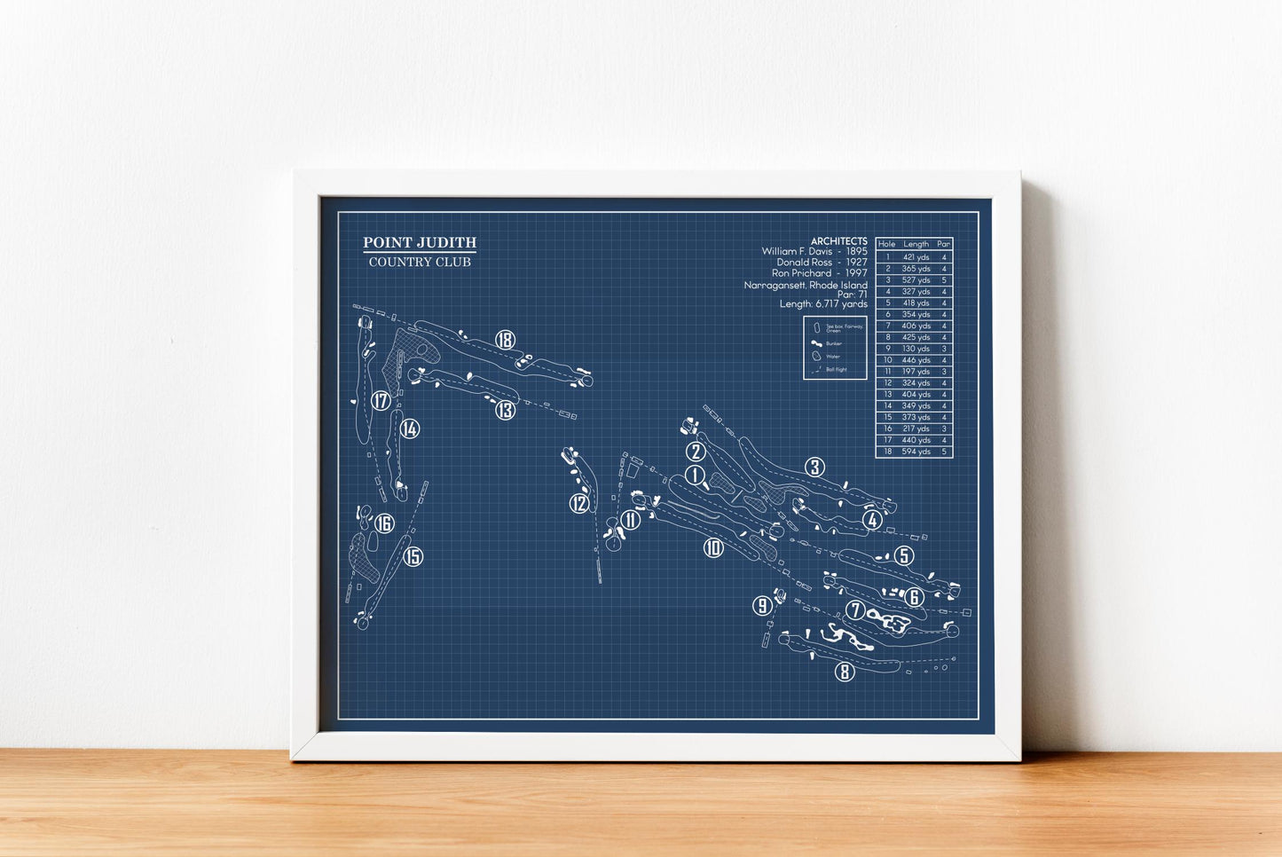 Point Judith Country Club Blueprint (Print)