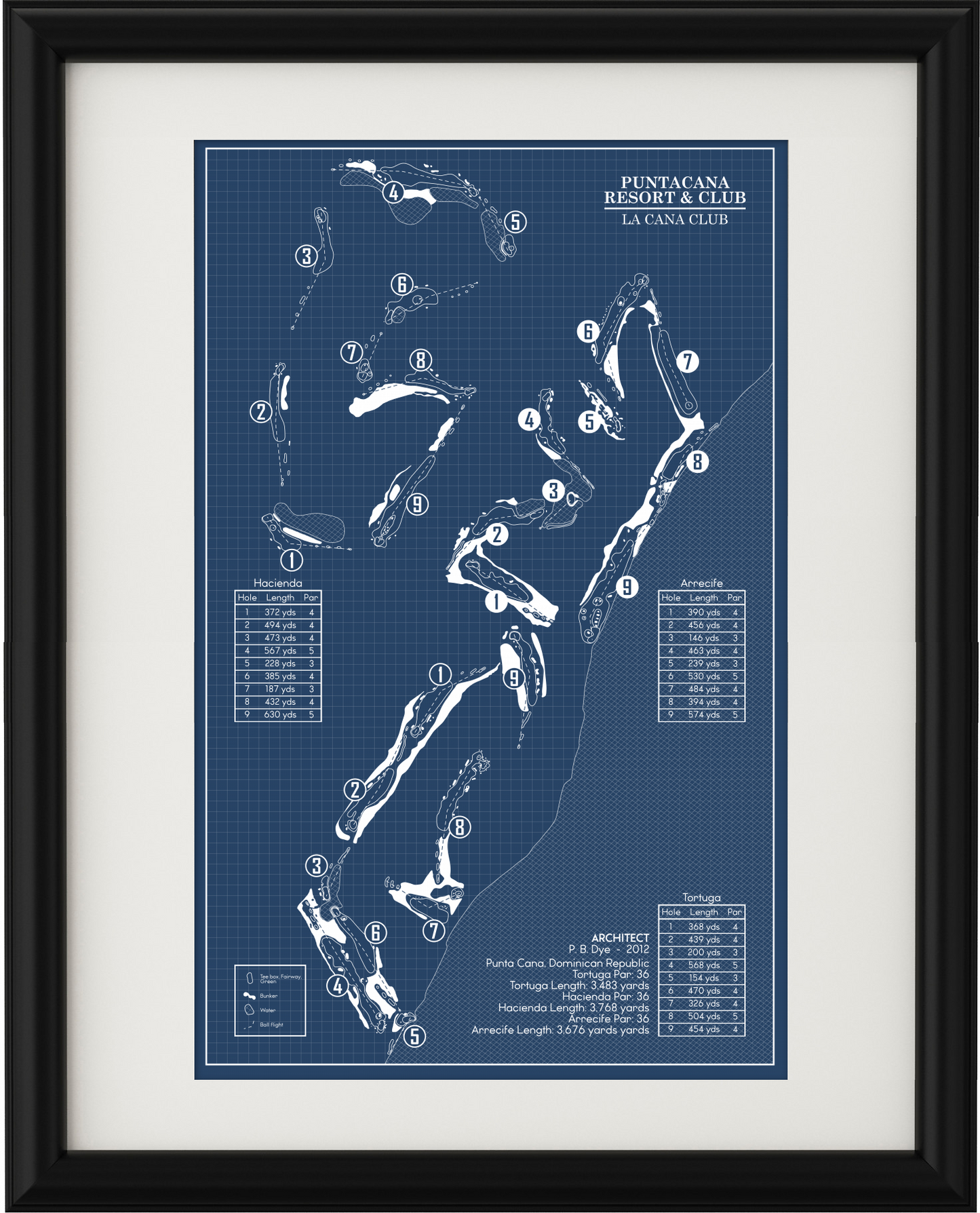 Puntacana Resort & Club - La Cana Club Blueprint (Print)