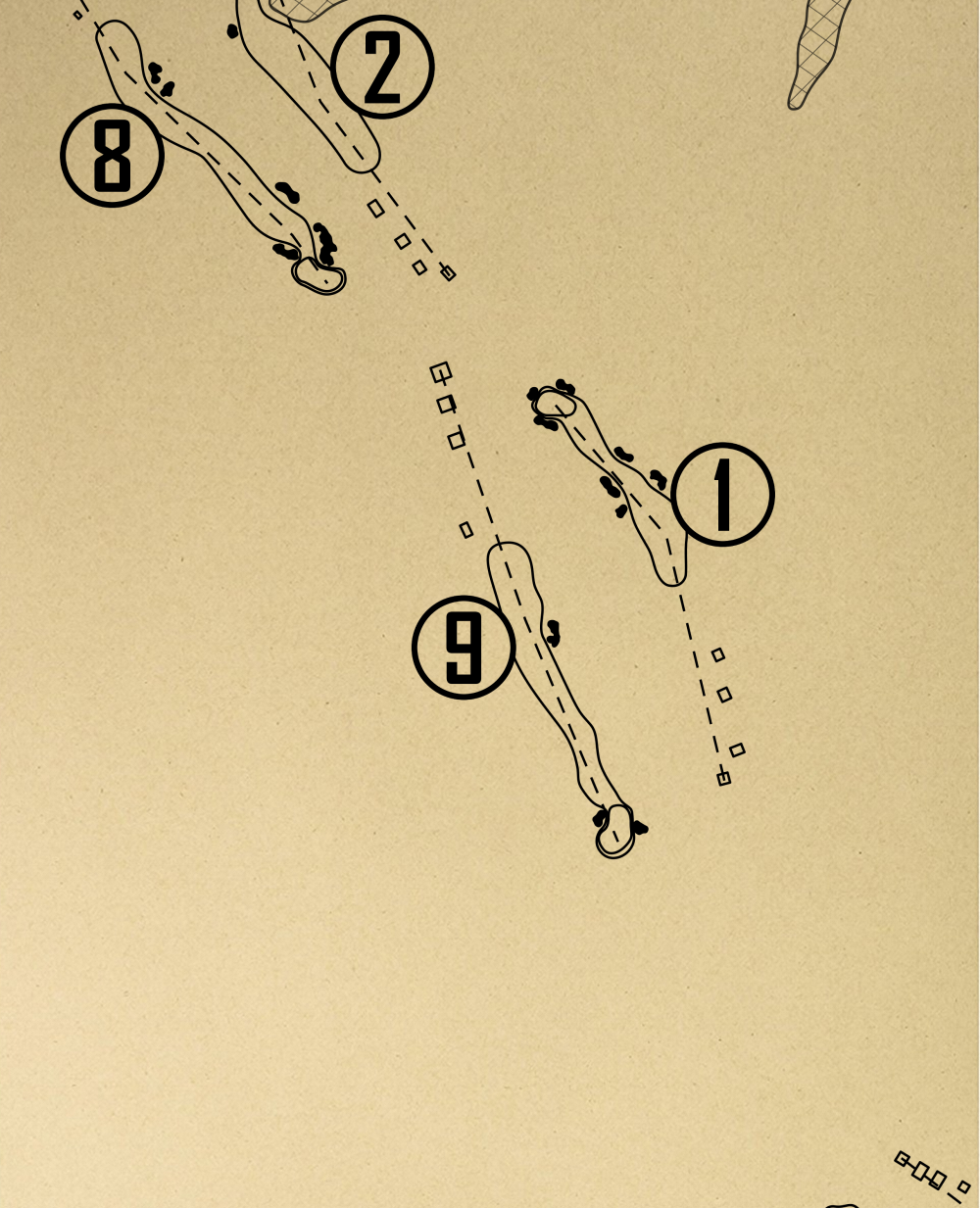 Reynolds Lake Oconee National Course Outline (Print)