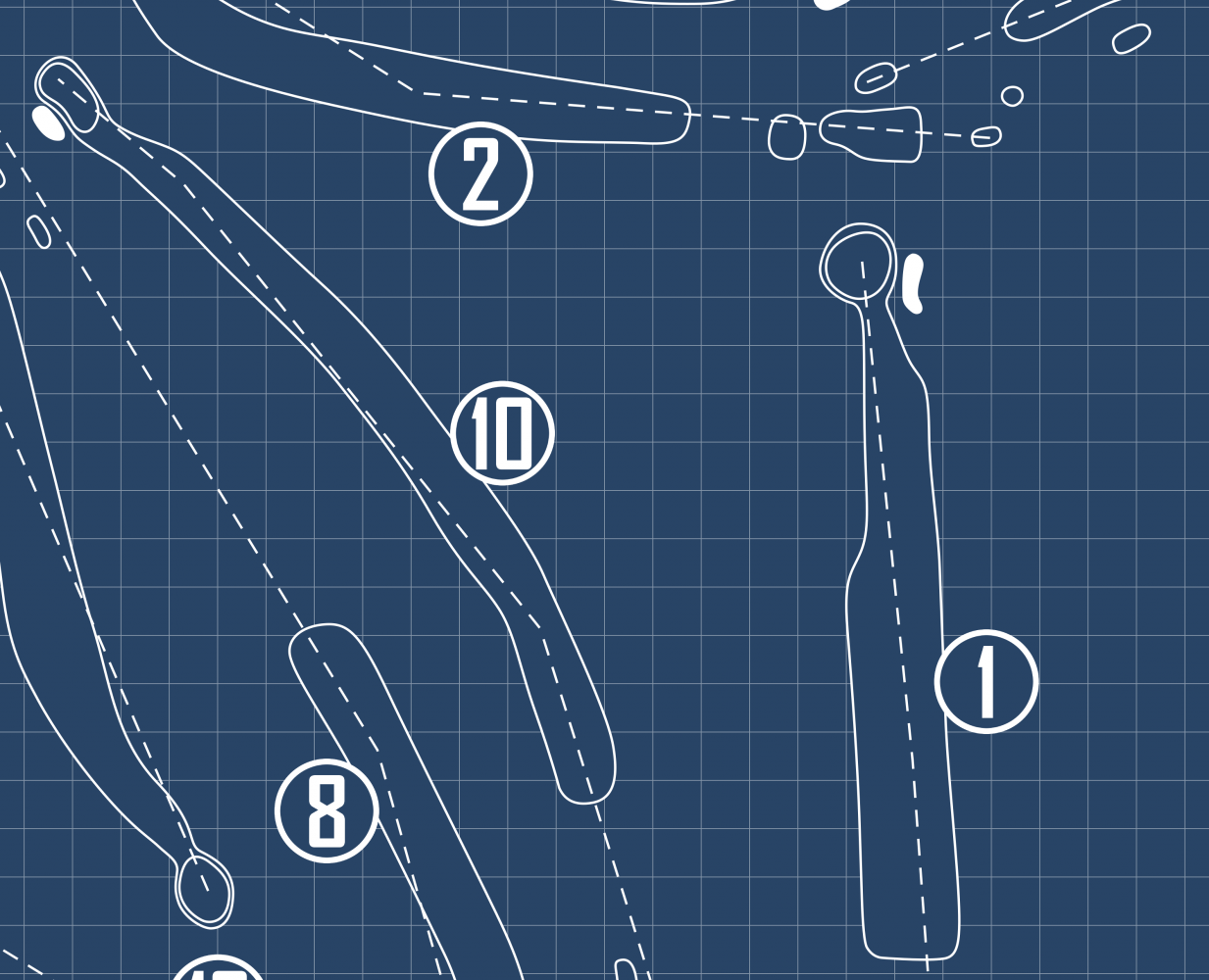 Riverside Country Club Blueprint (Print)