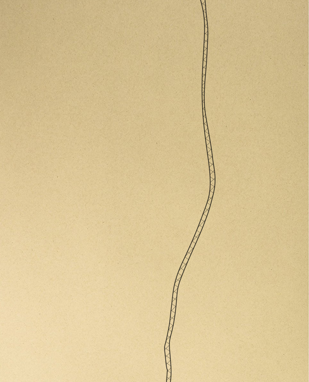 Rock Creek Golf Club Outline (Print)