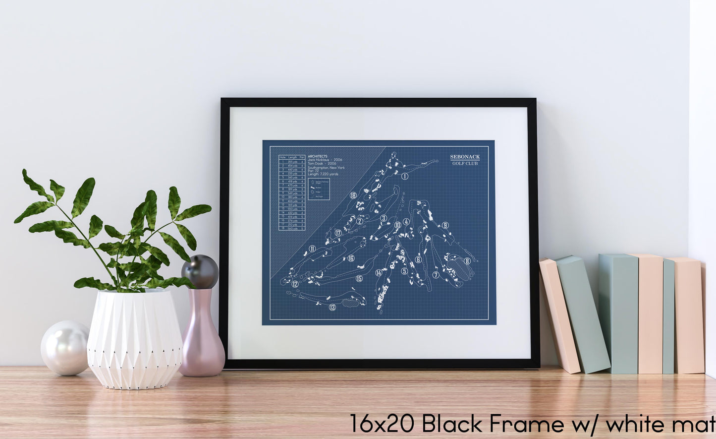 Sebonack Golf Club Blueprint (Print)
