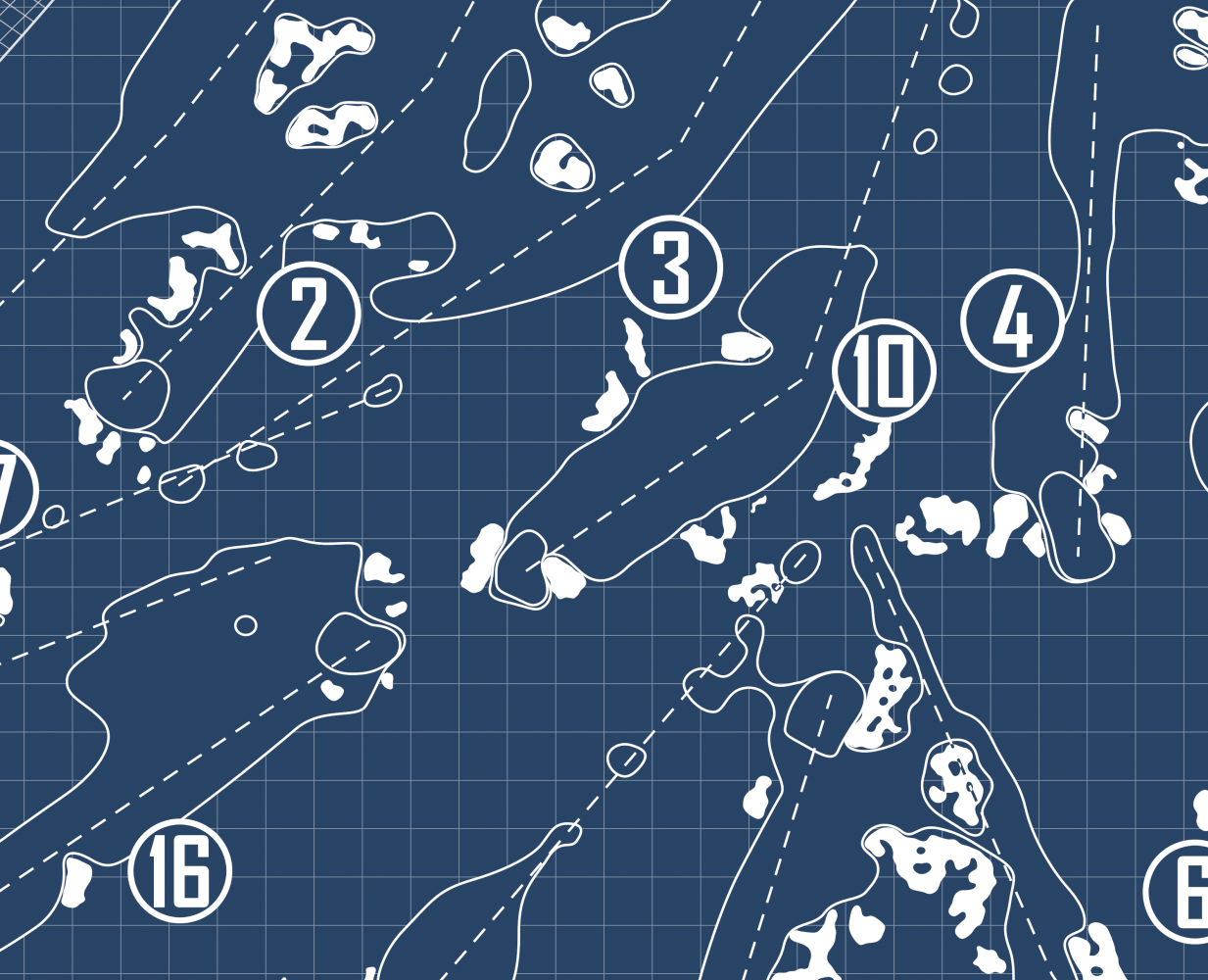 Sebonack Golf Club Blueprint (Print)
